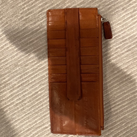 Vintage Eel Skin Wallet - Picture 1 of 15